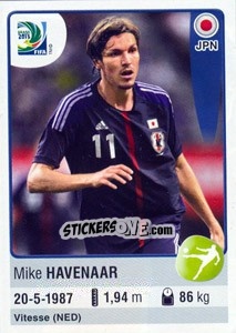 Figurina Mike Havenaar - FIFA Confederation Cup Brazil 2013 - Panini