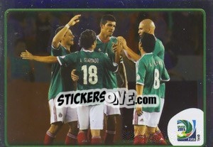 Sticker Celebration Mexico - FIFA Confederation Cup Brazil 2013 - Panini
