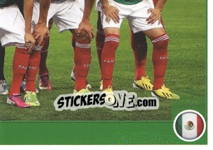 Sticker Team Mexico - FIFA Confederation Cup Brazil 2013 - Panini