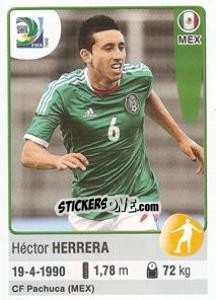 Sticker Héctor Herrera - FIFA Confederation Cup Brazil 2013 n. 97 - Panini
