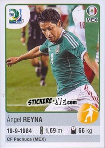 Cromo Ángel Reyna - FIFA Confederation Cup Brazil 2013 - Panini