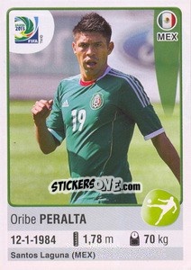 Figurina Oribe Peralta - FIFA Confederation Cup Brazil 2013 - Panini