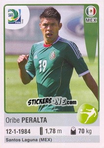 Sticker Oribe Peralta - FIFA Confederation Cup Brazil 2013 n. 107 - Panini