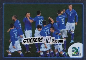 Sticker Celebration Italy - FIFA Confederation Cup Brazil 2013 - Panini