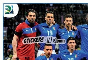 Sticker Team Italy - FIFA Confederation Cup Brazil 2013 n. 110 - Panini