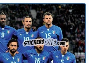 Sticker Team Italy - FIFA Confederation Cup Brazil 2013 - Panini