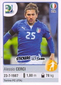 Figurina Alessio Cerci - FIFA Confederation Cup Brazil 2013 - Panini