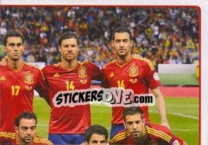 Figurina Team Spain - FIFA Confederation Cup Brazil 2013 - Panini