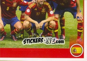 Figurina Team Spain - FIFA Confederation Cup Brazil 2013 - Panini