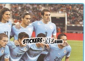 Sticker Team Uruguay - FIFA Confederation Cup Brazil 2013 n. 163 - Panini