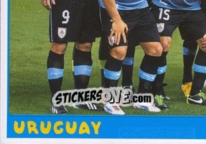 Sticker Team Uruguay - FIFA Confederation Cup Brazil 2013 n. 164 - Panini