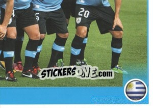 Sticker Team Uruguay - FIFA Confederation Cup Brazil 2013 n. 165 - Panini