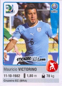 Cromo Mauricio Victorino - FIFA Confederation Cup Brazil 2013 - Panini