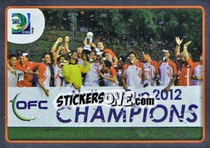 Sticker Celebration Tahiti - FIFA Confederation Cup Brazil 2013 - Panini