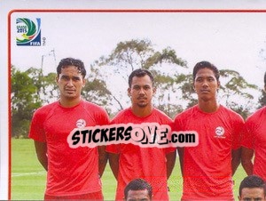 Sticker Team Tahiti - FIFA Confederation Cup Brazil 2013 - Panini