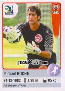 Cromo Mickaël Roche - FIFA Confederation Cup Brazil 2013 - Panini