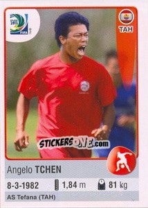 Sticker Angelo Tchen - FIFA Confederation Cup Brazil 2013 - Panini