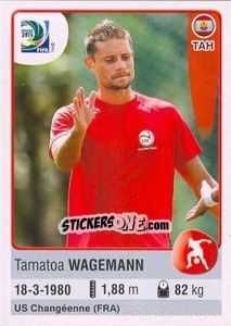 Cromo Tamatoa Wagemann - FIFA Confederation Cup Brazil 2013 - Panini