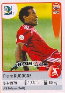 Figurina Pierre Kugogne - FIFA Confederation Cup Brazil 2013 - Panini