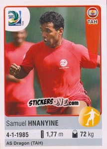 Cromo Samuel Hnanyine - FIFA Confederation Cup Brazil 2013 - Panini