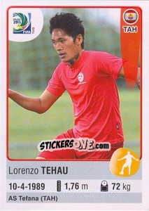 Cromo Lorenzo Tehau