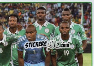 Figurina Team Nigeria - FIFA Confederation Cup Brazil 2013 - Panini