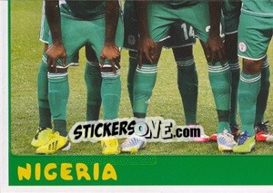 Figurina Team Nigeria - FIFA Confederation Cup Brazil 2013 - Panini