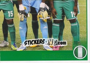 Figurina Team Nigeria - FIFA Confederation Cup Brazil 2013 - Panini