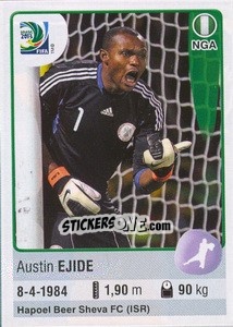 Sticker Austin Ejide - FIFA Confederation Cup Brazil 2013 - Panini