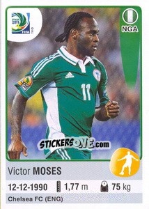 Sticker Victor Moses - FIFA Confederation Cup Brazil 2013 n. 232 - Panini