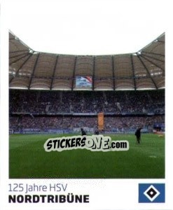 Sticker Nordtribüne - Nur der HSV: 125 Jahre n. 4 - Juststickit