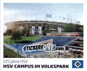 Sticker HSV-Campus Im Volkspark - Nur der HSV: 125 Jahre n. 7 - Juststickit
