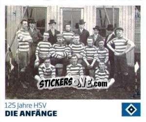 Sticker Die Anfänge - Nur der HSV: 125 Jahre n. 8 - Juststickit