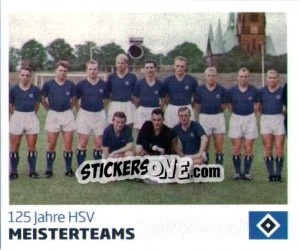 Sticker Meisterteams - Nur der HSV: 125 Jahre n. 13 - Juststickit