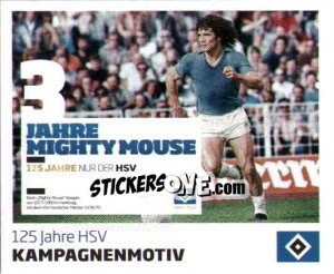 Cromo Kampagnenmotiv - Nur der HSV: 125 Jahre - Juststickit