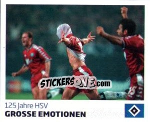 Sticker Grosse Emotionen - Nur der HSV: 125 Jahre - Juststickit