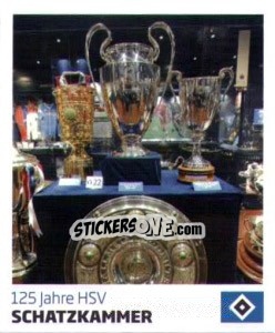 Sticker Schatzkammer - Nur der HSV: 125 Jahre n. 18 - Juststickit