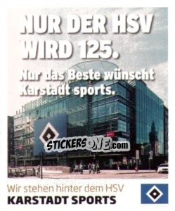 Figurina Karstadt Sports - Nur der HSV: 125 Jahre - Juststickit