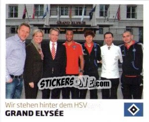 Sticker Grand Elysee - Nur der HSV: 125 Jahre - Juststickit