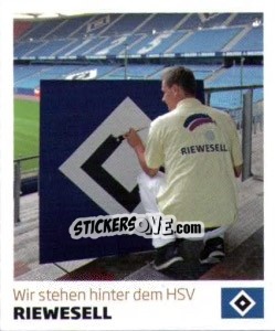 Sticker Riewessell - Nur der HSV: 125 Jahre n. 30 - Juststickit