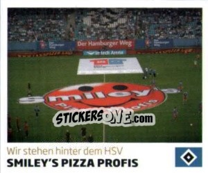 Sticker Smileys Pizza Profis - Nur der HSV: 125 Jahre - Juststickit