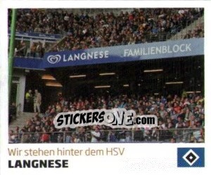 Sticker Langnese - Nur der HSV: 125 Jahre - Juststickit