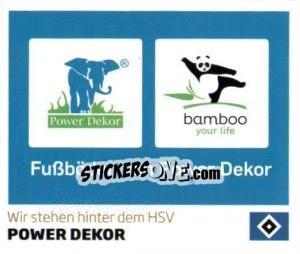 Sticker Power Dekor - Nur der HSV: 125 Jahre n. 34 - Juststickit