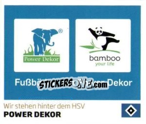 Figurina Power Dekor - Nur der HSV: 125 Jahre - Juststickit