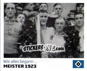 Sticker Meister 1923 - Nur der HSV: 125 Jahre n. 38 - Juststickit