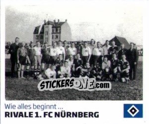 Sticker Rivale 1. FC Nürnberg - Nur der HSV: 125 Jahre n. 47 - Juststickit