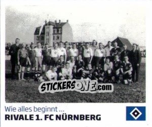 Cromo Rivale 1. FC Nürnberg - Nur der HSV: 125 Jahre - Juststickit