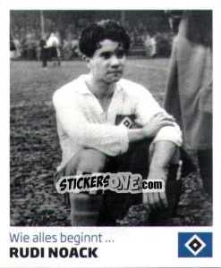 Cromo Rudi Noack - Nur der HSV: 125 Jahre - Juststickit