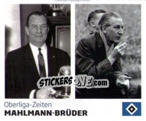 Sticker Mahlmann-Bruder - Nur der HSV: 125 Jahre n. 51 - Juststickit