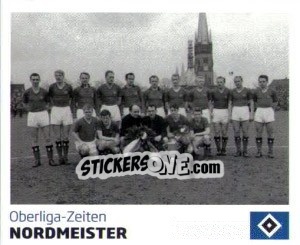 Sticker Nordmeister - Nur der HSV: 125 Jahre - Juststickit